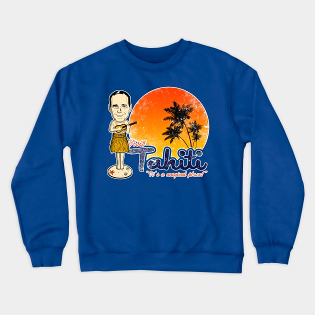 Visit Tahiti Crewneck Sweatshirt by Fanisetas